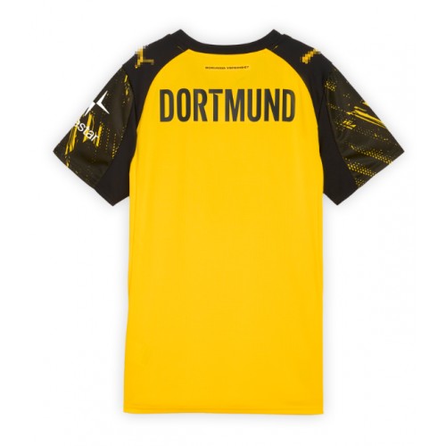 Borussia Dortmund Hemmatröja Kvinnor 2025-26 Kortärmad Borussia Dortmund Hemmatröja Kvinnor 2025-26 Kortärmad